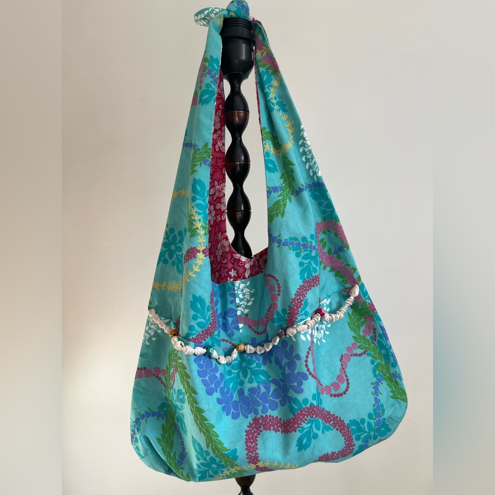 Vibrant Handmade Floral Shoulder Bag